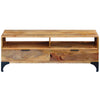 TV Stand | Brown Mango Wood | 2 Shelves & 2 Drawers | 47’’ BM340458
