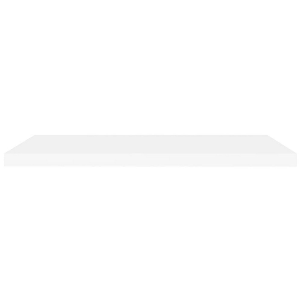 Zyno Floating Wall Shelf | 35’’ | Glossy White MDF Body