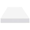 Zyno Floating Wall Shelf | 35’’ | Glossy White MDF Body