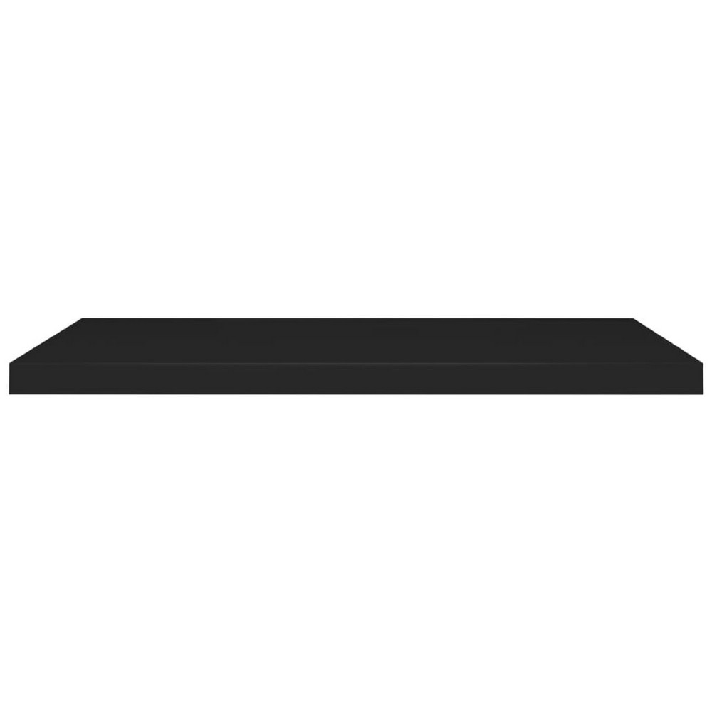 Zyno Floating Wall Shelf | 35’’ | Matte Black MDF Body