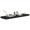 Zyno Floating Wall Shelf | 35’’ | Matte Black MDF Body