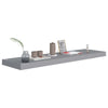 Zyno Floating Wall Shelf | 35’’ | Matte Gray MDF Body