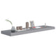Zyno Floating Wall Shelf | 35’’ | Matte Gray MDF Body