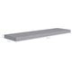 Zyno Floating Wall Shelf | 35’’ | Matte Gray MDF Body