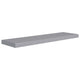 Zyno Floating Wall Shelf | 35" | Matte Gray MDF Body