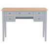 Ryann Writing Desk | 5 Drawers | Gray & Brown Pine Wood | 43’’ BM340469