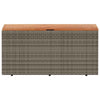 Gia Outdoor Garden Storage Box | Brown Wood Lid | Gray | 43’’ BM340473