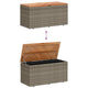 Gia Outdoor Garden Storage Box | Brown Wood Lid | Gray | 43’’ BM340473