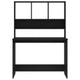 Kira Work Desk with Hutch | 4 Shelves | Black Engineered Wood | 43’’ BM340476