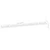Novia Wall Shelf Set of 2 | Sleek Modern White Frame | 45’’ BM340482