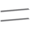 Novia Wall Shelf Set of 2 | Sleek Modern Gray Frame | 45"