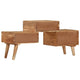 TV Stand Media Cabinet | Honey Brown Solid Acacia Wood | 3 Drawers | 43’’ BM340488