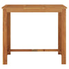 Outdoor Bar Table | Natural Brown Solid Acacia Wood | Rectangular 47’’ BM340491