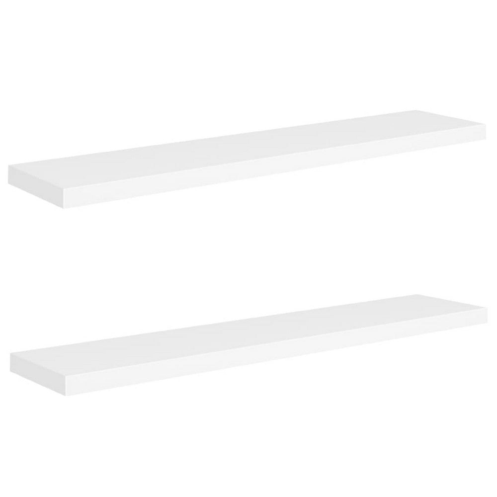 Gima Hanging Wall Shelf Set of 2 | Honeycomb MDF | White | 47’’ BM340493