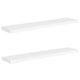 Gima Hanging Wall Shelf Set of 2 | Honeycomb MDF | White | 47’’ BM340493