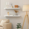 Gima Hanging Wall Shelf Set of 2 | Honeycomb MDF | White | 47’’ BM340493