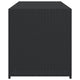 Jenna Outdoor Poolside Storage Box | Black Poly Rattan | 47’’ BM340495
