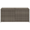Jenna Outdoor Poolside Storage Box | Gray Poly Rattan | Steel Frame | 47’’ BM340496