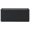 Outdoor Garden Storage Box | Anthracite Gray | Metal | 49’’ BM340502