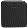 Outdoor Garden Storage Box | Anthracite Gray | Metal | 49’’ BM340502