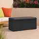 Outdoor Garden Storage Box | Anthracite Gray | Metal | 49"