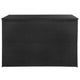 Outdoor Storage Box | Black Poly Rattan | Powder-Coated Steel | 59’’ BM340517