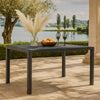 Garden Dining Table | UV & Water-Resistant | Anthracite Gray Finish | 59"