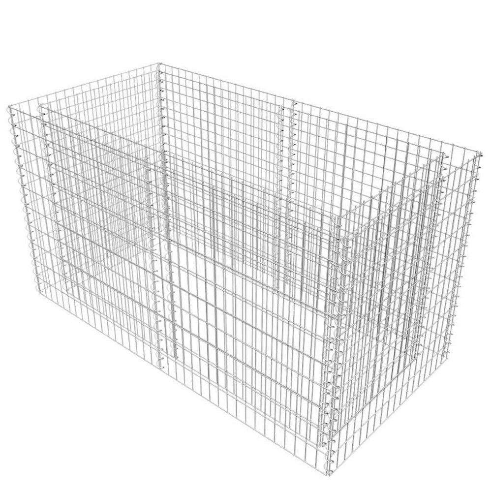 Backyard Raised Garden Bed | Silver Steel | Wire Mesh | 71’’ BM340531