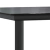 Lizza Modern Outdoor Dining Table | 63’’ Black Powder Coated Steel BM340532