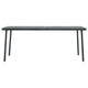 Outdoor Dining Table | Slate Gray Steel | Sleek Legs | Rectangular 71’’ BM340534