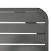 Outdoor Dining Table | Slate Gray Steel | Sleek Legs | Rectangular 71’’ BM340534