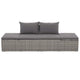 Shane Outdoor Daybed | Gray Poly Rattan | Fabric Cushions | 77’’ BM340542