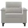 Sofa Chair | Gray Microfiber | Tapered BLock Legs | 35’’ BM340547