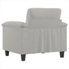 Sofa Chair | Gray Microfiber | Tapered BLock Legs | 35’’ BM340547