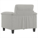 Sofa Chair | Gray Microfiber | Tapered BLock Legs | 35’’ BM340547