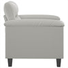 Sofa Chair | Gray Microfiber | Tapered BLock Legs | 35’’ BM340547