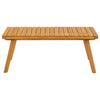 Outdoor Coffee Table | 35’’ | Brown Solid Acacia Wood | Slatted Top BM340549
