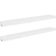 Zyno Floating Wall Shelves Set of 2 | Matte White MDF Body BM340552