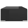 39’’ TV Stand | Black Tempered Glass | High-Gloss Finish | C Shape BM340554