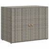 39" Garden Storage Cabinet | 2 Doors | Gray Poly Rattan Body