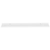 Yuli Modern Wall Shelf Set of 2 | White MDF | Raised Ledge Design 39’’ BM340563