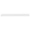 Yuli Modern Wall Shelf Set of 2 | Raised Ledge Design | White MDF 39’’