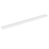 Yuli Modern Wall Shelf Set of 4 | Raised Ledge Design | White MDF 39’’