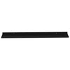 Yuli Modern Wall Shelf Set of 4 | Raised Ledge Design | Black MDF 39’’