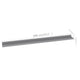 Yuli Modern Wall Shelf Set of 2 | Raised Ledge Design | Gray MDF 39’’