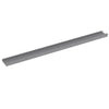 Yuli Modern Wall Shelf Set of 4 | Raised Ledge Design | Gray MDF 39’’