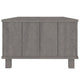 Coffee Table | 1 Drawer & 1 Shelf | Gray Solid Pine Wood | 39’’ BM340569
