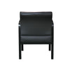 Gary NTR Guest Chair w Black Wood Frame | Black Antimicrobial Vinyl BM340722