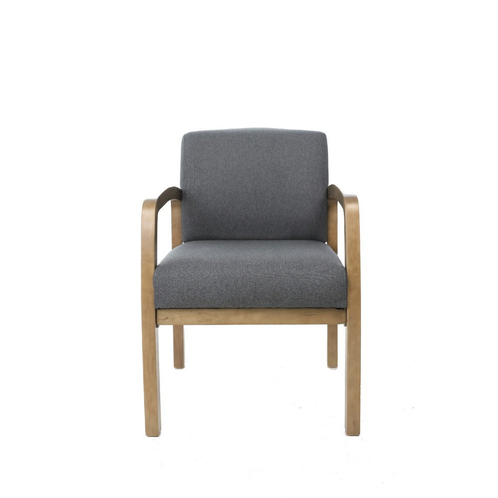Gary Guest Chair | Driftwood Gray | Slate Gray Commercial Grade Linen BM340723