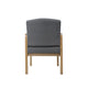 Gary Guest Chair | Driftwood Gray | Slate Gray Commercial Grade Linen BM340723